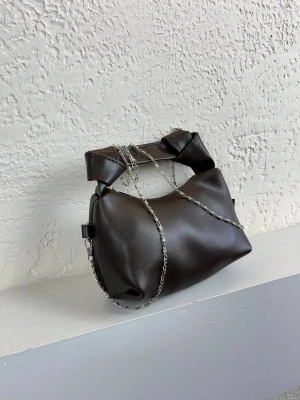 Kahve Renk Mini Zincirli Çanta CB6713