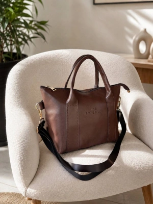 Kahve Renk Tote Yeni Çanta CB10451