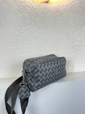 Koyu Gri 2 Renk MIO 2 Bölme Çanta CB9813