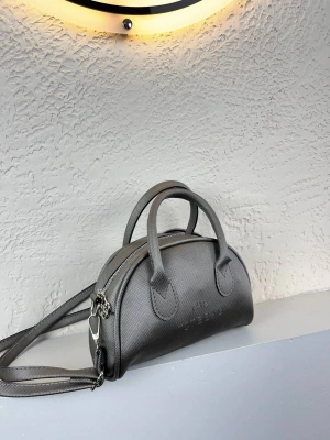 Koyu Gri Renk Tote Lakos Deri Çanta CB9256