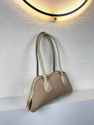 Koyu Vizon Renk LAKOS Deri KALİTE Çanta CB9815