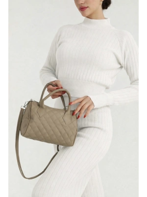 Koyu Vizon Silindir Çapraz Çanta CB2742