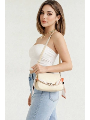 Krem Fularlı Yeni Sezon Çanta CB9999