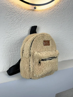 Krem Peluş Sırt Çanta CB8527