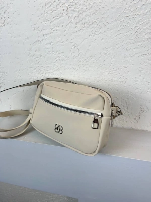 Krem Renk 3 Bölme Çanta CB5252