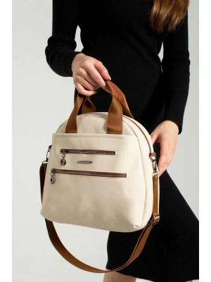 Krem Renk 4 Bölme Kalite Çanta CB6611