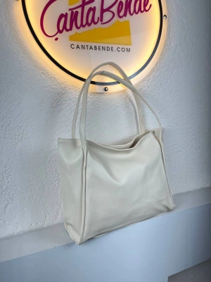 Krem Renk BÜYÜK BOY KALİTE Çanta CB9814