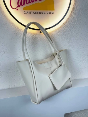 Krem Renk BÜYÜK BOY YENİ Kol Çanta CB2456