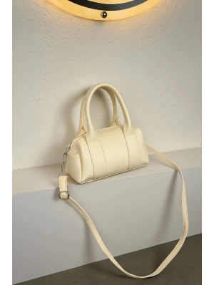 Krem Renk Düz Çanta CB5214