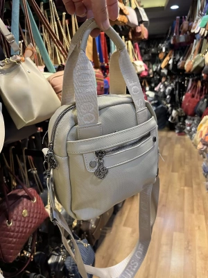 Krem Renk Kalite 4 Bölme Çanta CB9811