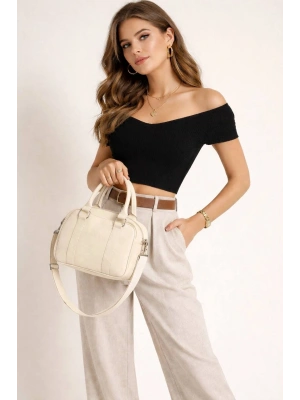 Krem Renk Lakos Yeni Çanta CB67813
