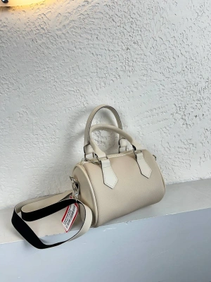 Krem Renk MİNİ Silindir Çapraz Çanta CB89111
