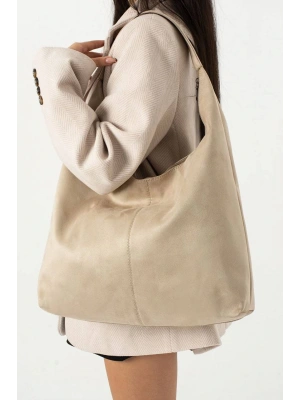 Krem Renk SÜET KALİTE BRLN Çanta CB8141