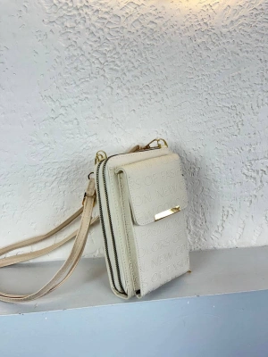 Krem Renk Telefonluk 3 Bölme Çanta CB1621