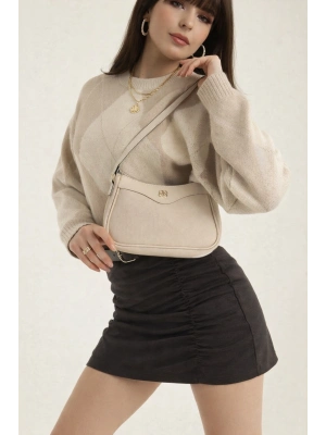 Krem Renk YENİ BAGET Çanta CB81141