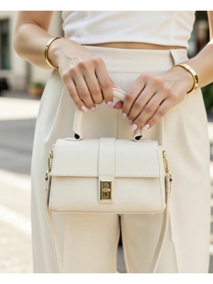 Krem Renk YENİ Çanta SARE2025