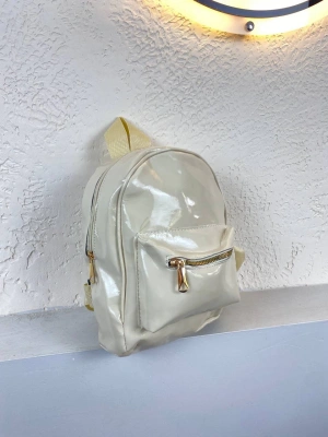 Krem Rugan Sırt Çanta