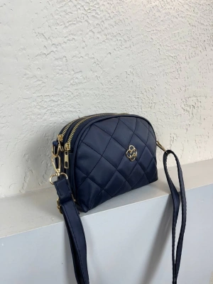 Lacivert 2 Bölme 2025 Kapitone YENİ ÇANTA CB7409