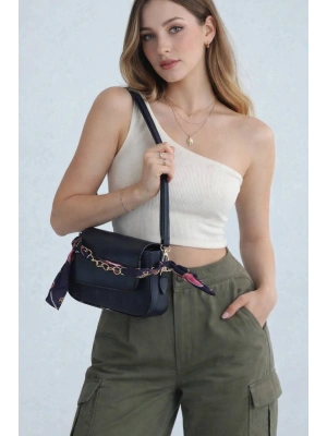 Lacivert Fularlı Yeni Sezon Çanta CB9999