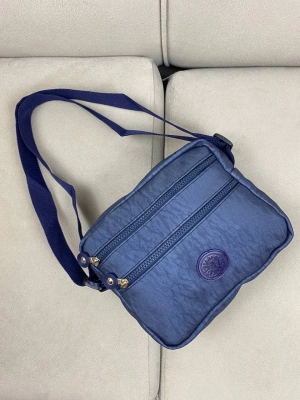 Lacivert Renk Krinkıl Kumaş Çanta CB8522