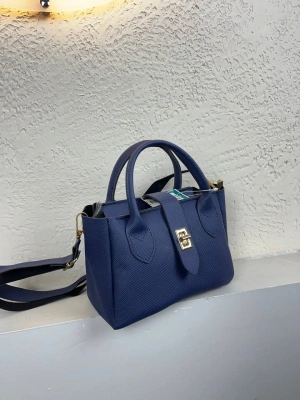 Lacivert Renk LAKOS Deri Çapraz Çanta CB72382