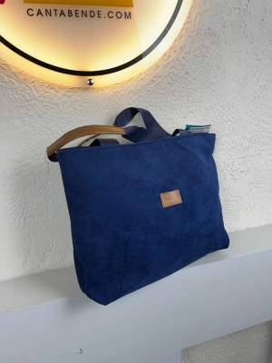 Lacivert Renk NUBUK BÜYÜK BOY ÇANTA CB0134