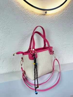Pembe HASIR YENİ SEZON KALİTE Çanta CB6781