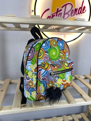 Renkli Beyaz Yeni Sezon Sırt Çanta