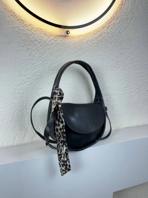 Siyah Fularlı Kalite Çanta CB6374