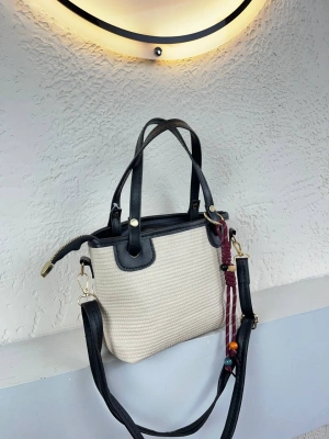 Siyah HASIR YENİ SEZON KALİTE Çanta CB6781
