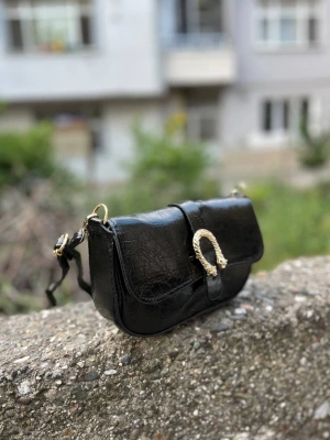 Siyah Kalıp NALLI Çanta CB0913