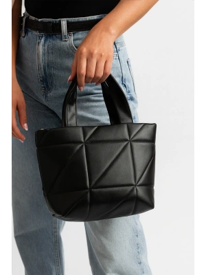 Siyah Kapitone Kol Çanta CB8203