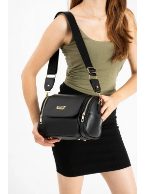 Siyah Renk 3 Bölme BRLN Çanta CB79782