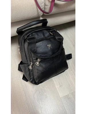 Siyah Renk 3 Bölme Sırt Çanta HB CB2981