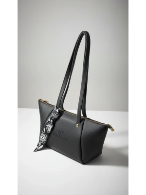 Siyah Renk Lakos Fularlı Çanta CB72911