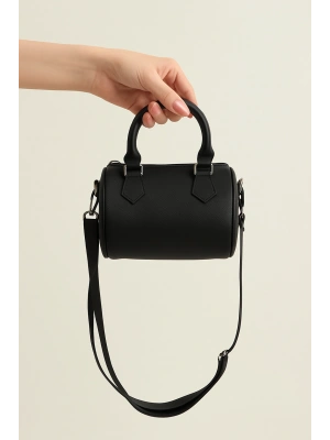 Siyah Renk MİNİ Silindir Çapraz Çanta CB89111