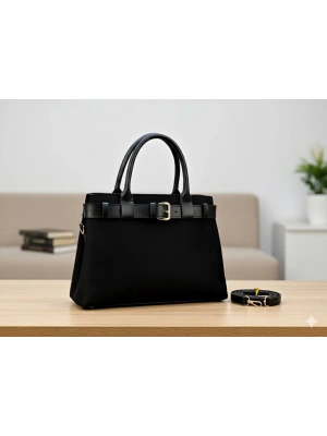 Siyah Renk NUBUK Kalite BRLN Çanta CB11412