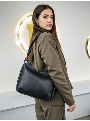 Siyah Renk Tote Kol Çanta CB79114