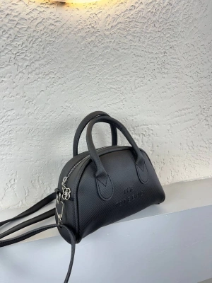 Siyah Renk Tote Lakos Deri Çanta CB9256