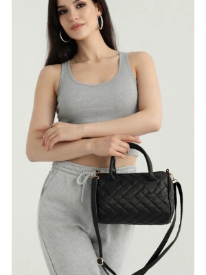 Siyah Silindir Çapraz Çanta CB2742
