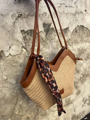 Taba Koyu Vizon Hasır Kol Çanta CB8194