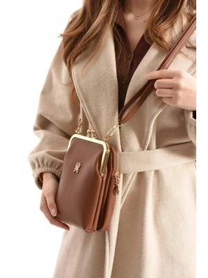 Taba Renk 3 Bölme HB Çanta CB9023