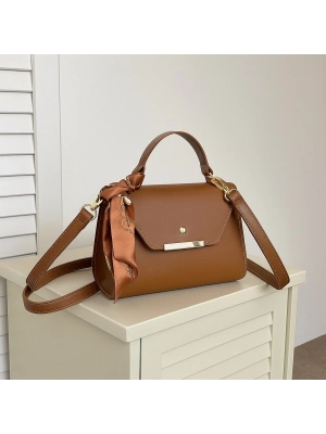 Taba Renk Kalıp Fularlı Çanta CB9145