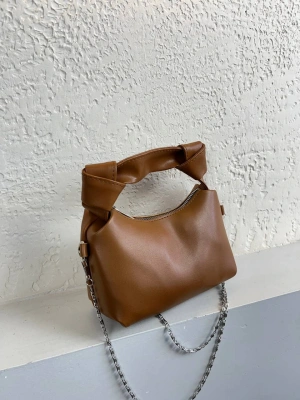 Taba Renk Mini Zincirli Çanta CB6713