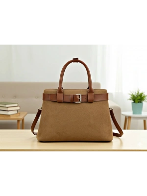 Taba Renk NUBUK Kalite BRLN Çanta CB11412