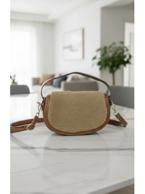 Taba Renk Peluş Çanta CB90913