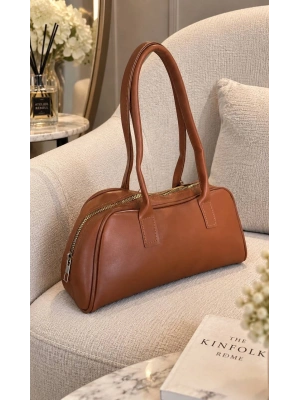 Taba Renk Yumuşak Deri Kol Çanta CB1341