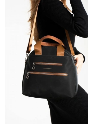 Taba Siyahlı  Renk 4 Bölme Kalite Çanta CB6611