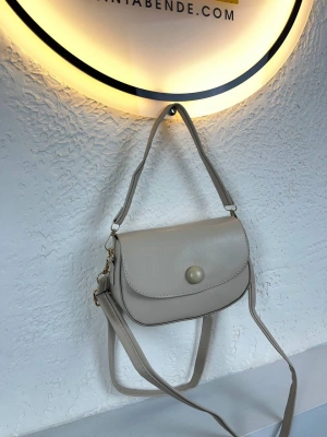 Vizon Renk Düğmeli Çapraz Çanta CB98422