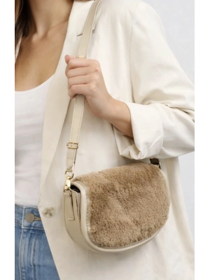 Vizon Renk Peluş Çanta CB90913